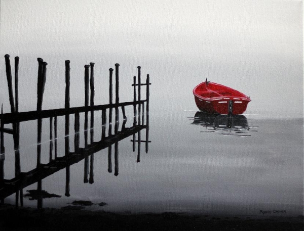 A Red Boat by ROBERT CROOKER ART