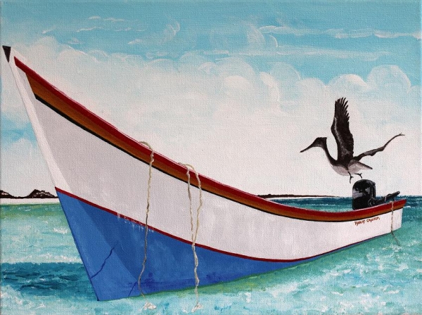 A Boat and a Bird by ROBERT CROOKER ART
