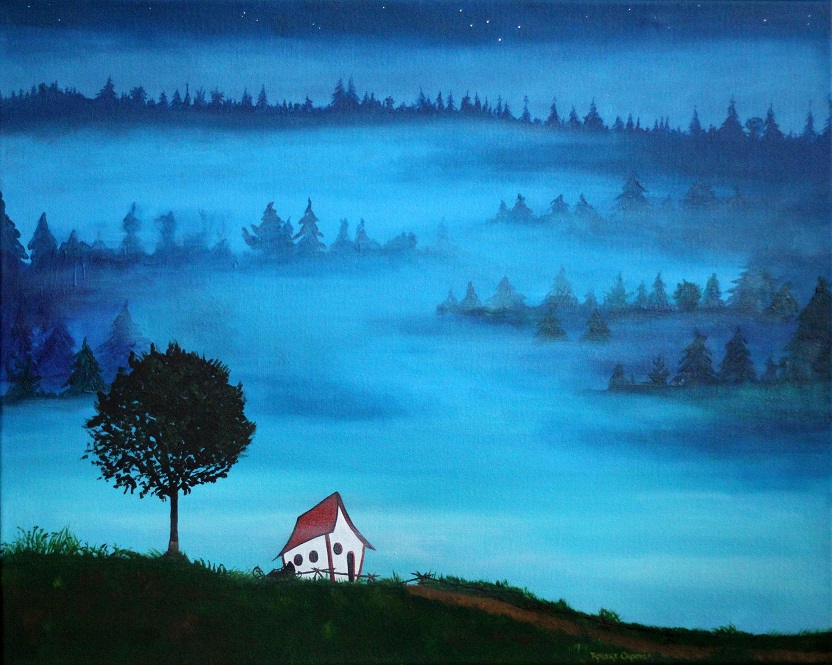 Up On Christmas Mountain by ROBERT CROOKER ART