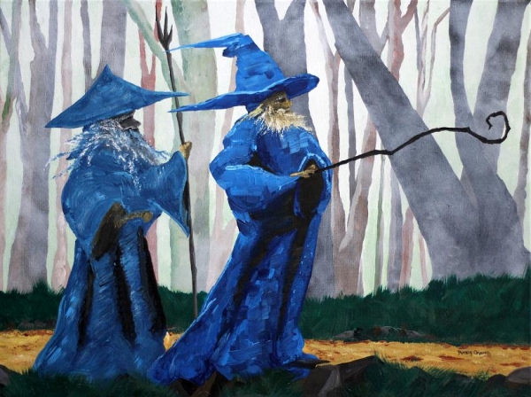 The Blue Wizards by ROBERT CROOKER ART