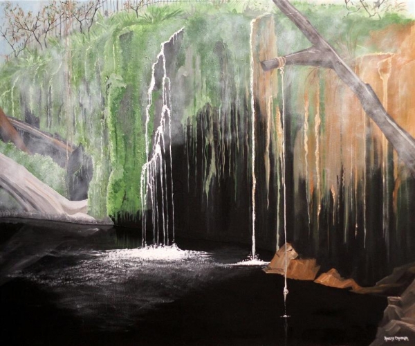 Click here to view Krause Springs, Spicewood, Texas by ROBERT CROOKER ART