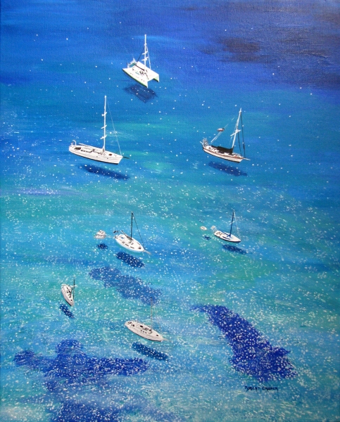 7 Boats by ROBERT CROOKER ART