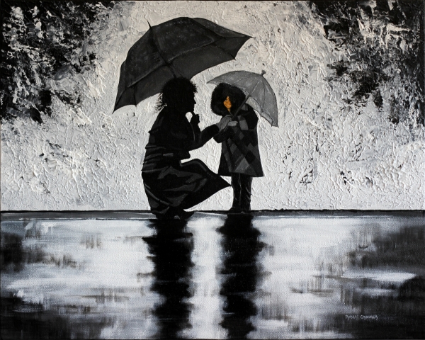 Click here to view 2 Umbrellas and a Smile by ROBERT CROOKER ART