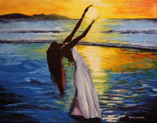 Barefoot at Dawn by ROBERT CROOKER ART