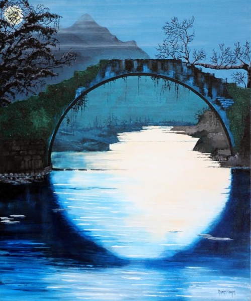 Click here to view Under the Moon by ROBERT CROOKER ART 