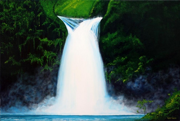 Click here to view Punchbowl Falls (Eagle Creek, Oregon) by ROBERT CROOKER ART