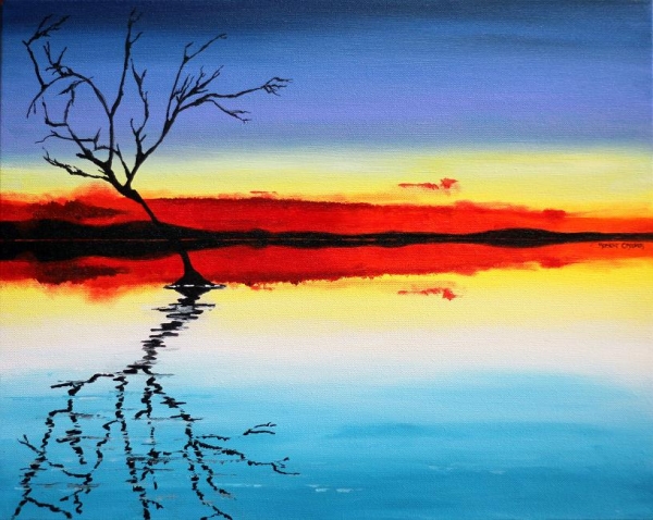 Sky on Fire by ROBERT CROOKER ART